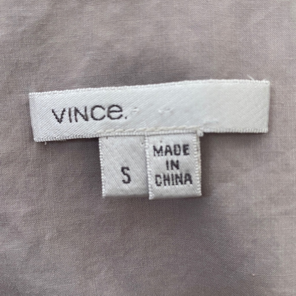 Vince Azure Blue Black Block Summer Dress Size Small - Picture 6 of 12